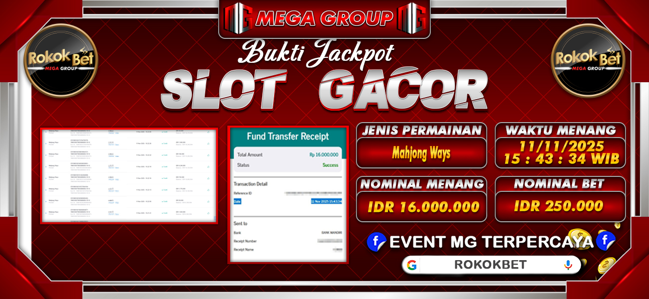 Bukti JP situs Rokokbet hari Selasa, 11 November 2025